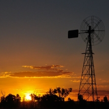Windmill Sunset, QLD_preview